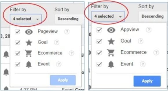 User explorer: Filtered By Drop Down